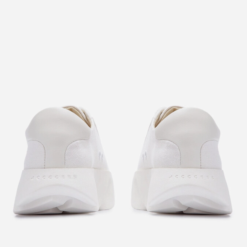 Женские белые кроссовки Tura Sneaker, деталь материала