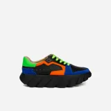 черный/салатовый