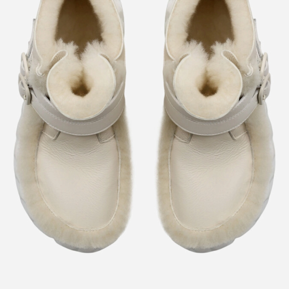 Женские молочные ботинки Jabara Monti, деталь материала