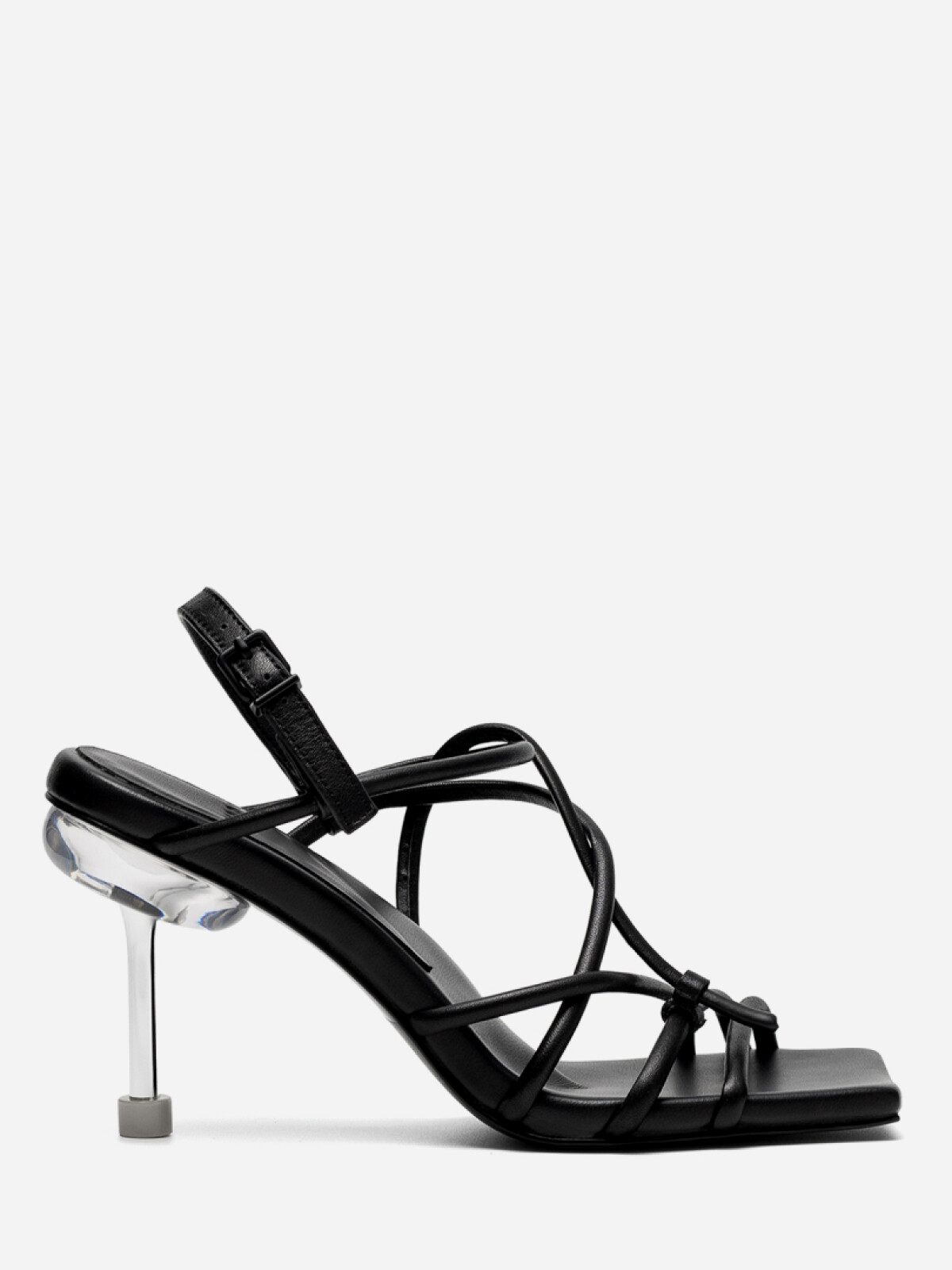 Женские черные босоножки Osha Medusa Hi, подошва резина